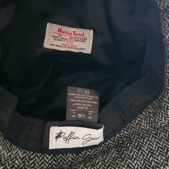 Harris Tweed handbag & hat - Picture 2 of 4